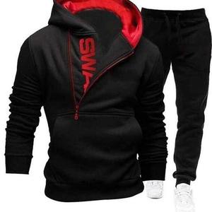 Conjunto Deportivo de 2 Piezas de Alta Calidad, Ecológico, para Invierno, Unisex, Sudadera y Pantalones Deportivos de Secado Rápido, Venta al Por Mayor OEM - Product Image 2