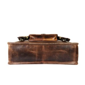 World Craft Impex Handcrafted 100% Pure Quality Buffalo Leather <b>Laptop</b> Bag - Product Image 5