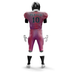 ชุดเครื่องแบบฟุตบอลอเมริกันไซส์ใหญ่ชุดฝึกซ้อมระบายอากาศได้แขนสั้นผลิตจากปากีสถาน - Product Image 6