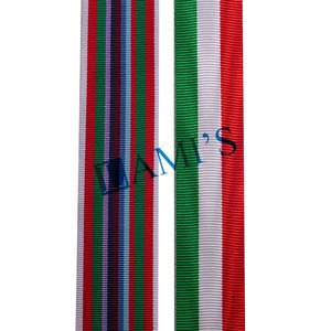 Vente en gros OEM ruban de médaille en taffetas de coton viscose ruban de soie avec motif effet ondulé (arrosé) matériau du visage O - Product Image 5