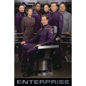 โปสการ์ดสไตล์โมเดิร์นลายสตาร์เทรค เอ็นเตอร์ไพรส์ สำหรับตกแต่งผนัง - Product Image 1