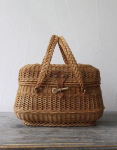 Dernière boîte à jacinthe d'herbe de mer utiliser stockage de bijoux polyvalent propre conception boîte à bijoux en rotin bracelet boucle d'oreille collier boîte à bijoux - Product Image 5