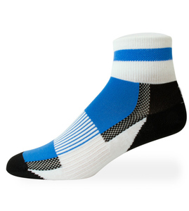 Vêtements de sport avec conception de logo personnalisé OEM Chaussettes anti-encrassement Chaussettes de sport respirantes et antidérapantes Chaussettes de sport en élasthanne/polyester - Product Image 3