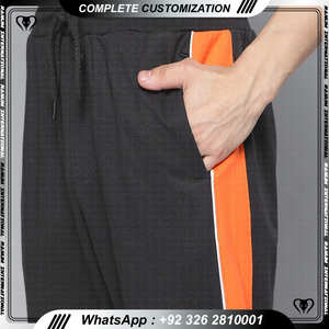 Haute qualité hommes décontracté couleur unie sport à manches longues hommes survêtement deux pièces costume - Product Image 5