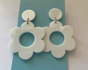 Pendientes de Resina Bordados a Mano, Joyería de Moda de Acero Inoxidable para Mujeres y Niñas, Estilo Clásico para Bodas, Alta Calidad - Product Image 5