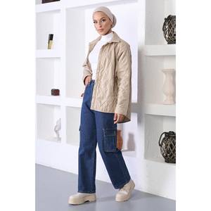 Pantalones Palazzo Casuales de Cintura Alta con Diseño de Bolsillos Cargo Elegantes, Pantalones Cómodos y Chic - Product Image 1