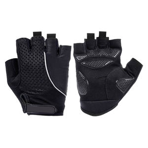 Guantes de ciclismo de malla duraderos de medio dedo para niños y adultos, guantes de carreras antideslizantes para deportes al aire libre y escalada - Product Image 1