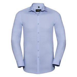 เสื้อเชิ้ตแขนยาวผู้ชาย ยืดได้สูงสุด สำหรับชุดของขวัญทางธุรกิจ - Product Image 3