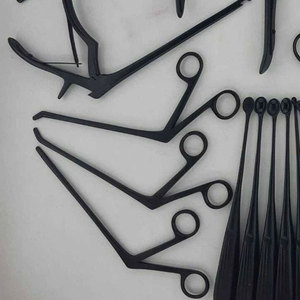 Curette osseuse laminectomie instruments orthopédiques chirurgicaux enduits noirs 16 pièces instruments chirurgicaux de qualité allemande - Product Image 5