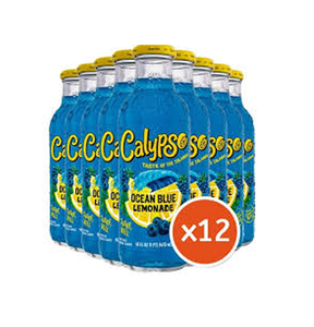 Venta al por mayor de limonada Calypso Ocean Blue de 473 ml del fabricante estadounidense King Juice International con sabores naturales y limón real. - Product Image 5