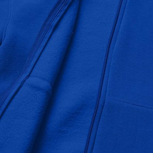 Comfort zipper hoodie <b>neutral</b> tone relaxed silhouette soft touch lightweight midlayer casual apparel - Product Image 3