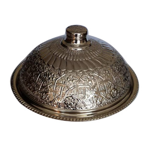 Tabletop Decor Luxurious Style Fruit <b>Cake</b> Holder <b>Stand</b> Multi Functional Folding <b>Cake</b> Platter <b>Stand</b> With <b>Dome</b> - Product Image 1