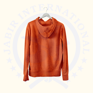 Sudadera con capucha suelta para parejas, sudaderas con capucha de algodón 100%, jersey con hombros caídos, ropa de calle, diamantes de imitación digitales para invierno - Product Image 2