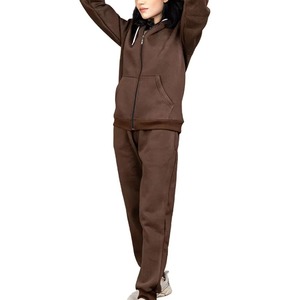 Conjunto de chándal versátil para mujer Top de manga larga y pantalones de Jogger para Travel Lounge Fitness o Street Style - Product Image 3