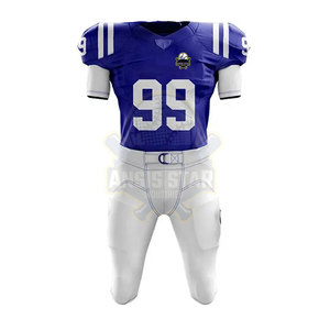 Uniforme de fútbol americano de secado rápido superventas para adultos conjuntos transpirables de talla grande de último estilo - Product Image 1