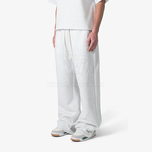 Low MOQ Baggy <b>Trouser</b> Men Street Fashion Loose Fit Wide Leg Pants For Modern Daily Casual And Travel Wear - Product Image 2