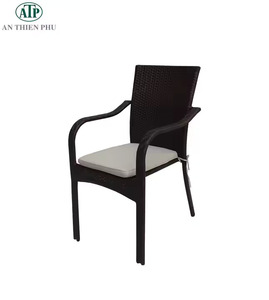Wholesale Modern Luxury Poly Rattan Round Dining Table 4 <strong>Chairs</strong> Living Room Furniture an Thien Phu Support Small Quantity - Product Image 2