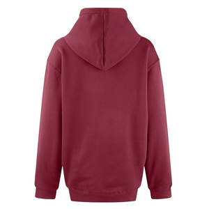New 2026 Wholesale Customized Trendy <b>Red</b> <b>Women's</b> Oversized Fleece Long Sleeve Sweaters Pullover Winter Eco-Friendly Outfits - Product Image 3