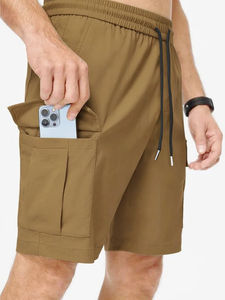 Polyester <b>Shorts</b> <b>Pockets</b> <b>Men</b> Sportswear Fitness Workout Jogging <b>Shorts</b> For <b>Men</b> Summer <b>Shorts</b> OEM - Product Image 5