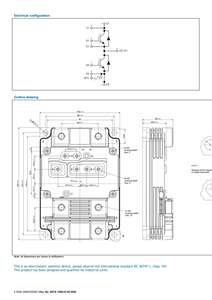 Hitachi Energy 5SNG 0450X330300 Módulo IGBT de pierna de fase LinPak 3300V 450A Energía industrial y nueva (inversores eólicos, fotovoltaicos) - Product Image 5