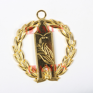 Venta al por mayor Masonic Grand Lodge Collar Joya Mejor Material Chapado en oro Masonic Regalia Collar Joya - Product Image 4