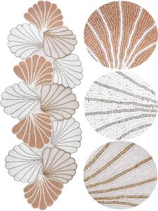 Fancy Handmade Beaded <b>Runner</b> Placemat Decorative Embroidered Design for <b>Dining</b> <b>Table</b> Knitted <b>Runners</b> for Hotels and Weddings - Product Image 6