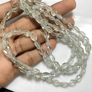 Cuentas de piedras preciosas azules naturales con forma de pepita facetada de Aguamarina para la fabricación de joyas - Product Image 2