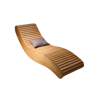 Plaj eğlence sandalye otel havuz başı veranda Daybed Sun Lounger dış mekan mobilyası şezlong endonezya'da üretilmiştir