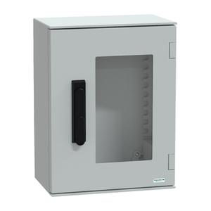 Per Schneider Electric NSYPLM43TVG - Contenitore in poliestere per montaggio a parete Thalassa PLM con porta a maniglia smaltata per strumenti elettronici - Product Image 1
