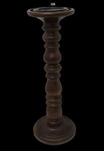 Wholesale Luxury Metal <b>Candle</b> Holder Hot Selling Aluminium Grey Polished Finish Home Decorative <b>Pillar</b> Christmas Style - Product Image 3