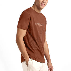 Fabricante de Pakistán, Camisetas de Cuello Redondo para Hombre, 100% Algodón, Ligeras, Transpirables, de Secado Rápido, Alta Calidad, MOQ Bajo - Product Image 4