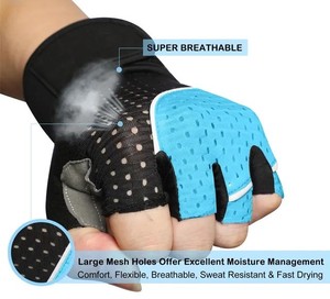 ถุงมือออกกำลังกายแฟชั่นใหม่สำหรับทุกเพศถุงมือยกน้ำหนักปรับแต่งได้ - Product Image 5