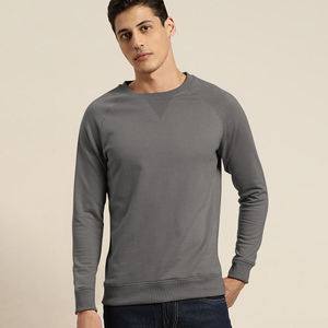 Nouveaux hommes Streetwear personnalisé respirant et confortable imprimé à manches longues sweat qualité supérieure recadrée 100% coton tissu - Product Image 1