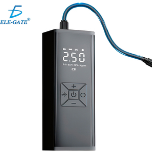 Pompa d'Aria Elettrica a Batteria per Pneumatici di Biciclette e Auto, Gonfiatore Digitale 150psi con Luce e Schermo LCD, Materiale Plastico - Product Image 1