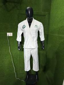 Alta calidad personalizado Judo Gi BJJ Kimono venta al por mayor Jiu Jitsu Kimono artes marciales uniforme 100% algodón Jiu Jitsu traje para hombres - Product Image 5