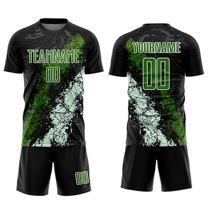 Adults Short Sleeve Soccer Wear Uniform Set Team Training Top & <b>Shirt</b> Automated Cutting Football Jersey - Product Image 5
