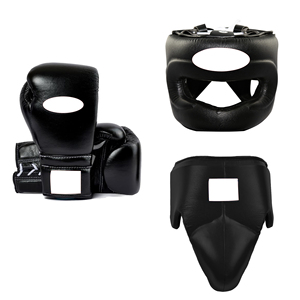 Ensemble de gants de MMA et de boxe professionnels personnalisés pour adultes - Gants de frappe en cuir pour l'entraînement au kickboxing - Product Image 1
