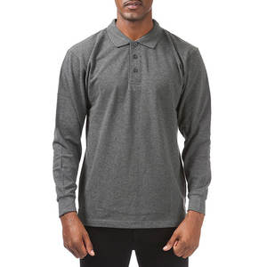 Nueva tendencia de moda para hombre, Premium Jersey de algodón, polos personalizados, Unisex, manga larga, cuello redondo, diseño estampado, tela de punto - Product Image 6