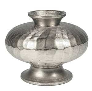 Elegant <b>tall</b> <b>decorative</b> metal flower <b>vase</b> with antique gold finished for stylish luxury living room interior <b>decor</b> use - Product Image 4