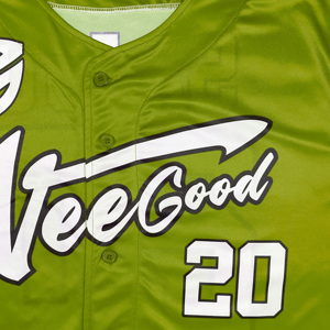 Nouveau maillot de Baseball à la mode à séchage rapide cousu broderie personnalisée Sublimation hommes Softball maillot de Baseball - Product Image 3