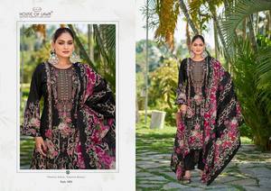 Collection de matériel de robe de travail en coton de qualité supérieure à impression numérique avec broderie disponible au tarif de gros, idéal pour les tenues de fête - Product Image 2