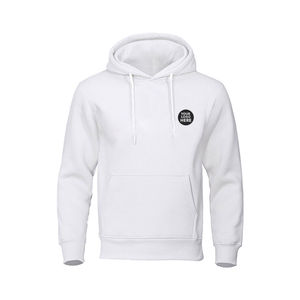 Nouveaux sweats à capuche pour hommes d'hiver, 100% coton, teint en pièce, à manches longues, service OEM - Product Image 1