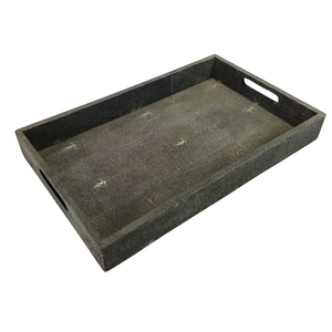 Wholesale Rectangle Shagreen Faux Decorative Serving <b>Tray</b> Coffee Table Room Decor <b>Trays</b> - Product Image 5