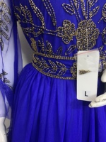Robe trapèze pour femme, ornée de perles et de paillettes, à manches courtes, élégante, pour soirée, mariage, anniversaire, 2025