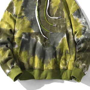 Men's 100% Cotton 180 GSM Breathable <b>Lightweight</b> <b>Hoodie</b> Sweatshirt Sets Comfortable Oversized Tie Dye Sublimation Print Winter - Product Image 3