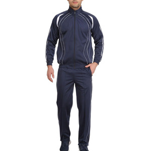 Chándal de cremallera cómodo de alta calidad para hombre, elegante para correr, entrenamiento y uso diario, patrón sólido para invierno - Product Image 1