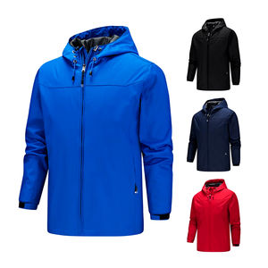 Chaqueta Softshell para Hombre al Mejor Precio, Cómoda, Tejida, Cortavientos, de Lona Transpirable, con Capucha, Logotipo Frontal, Fabricación Personalizada - Product Image 6