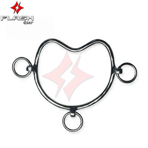 Lamicell Metalab Bar Shires Chifney Horse Bits en acier inoxydable Western Dutch Gag Bits allemand en laiton de haute qualité - Product Image 3