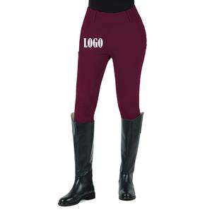 Personalizar fabricante de las mujeres de cintura alta ecuestre Jodhpur y calzones de equitación legging logotipo personalizado calzones - Product Image 3