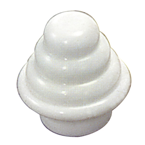 Barra Terminale con Tubo Esterno 12 mm.O/ Bianco - Product Image 1